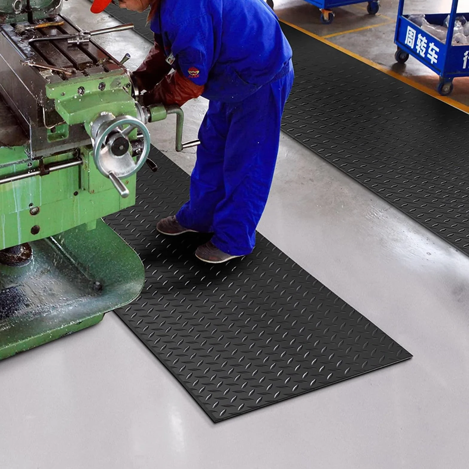 KARAT Tappeto anti-fatica antiscivolo 60x90 cm per postazioni di lavoro in piedi