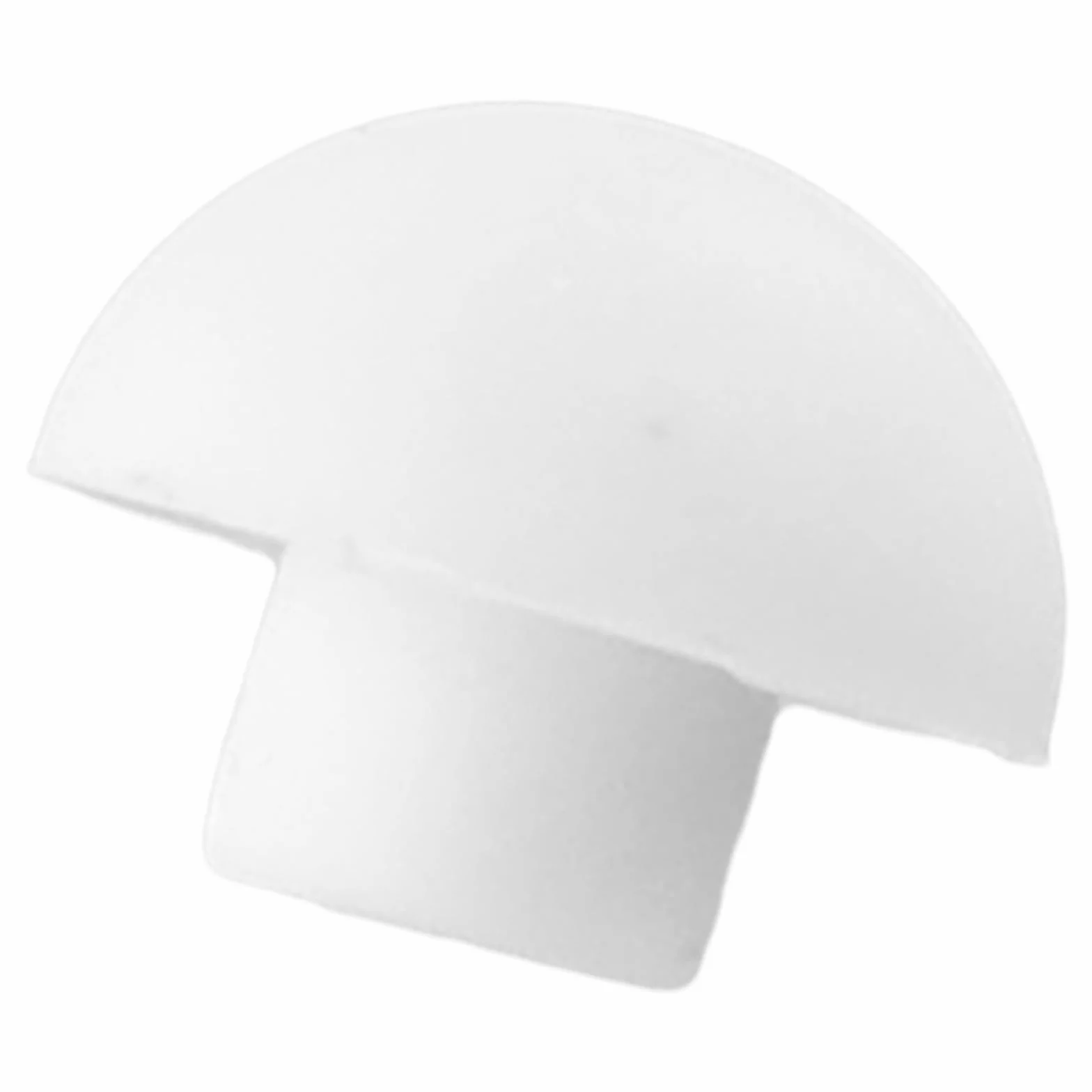 Cuscinetti Paracolpi Bianchi per Sedile WC in ABS e TPE, Set da 10 Pezzi