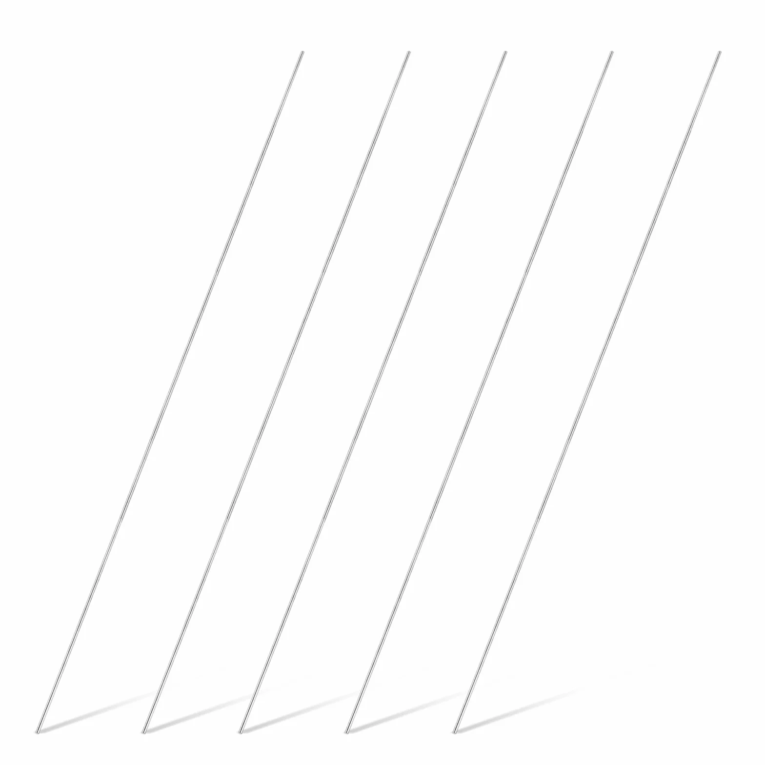 Barra Rotonda In Acciaio Inox 316 5/64"(2mm) 15.75"(400mm) Confezione Da 5