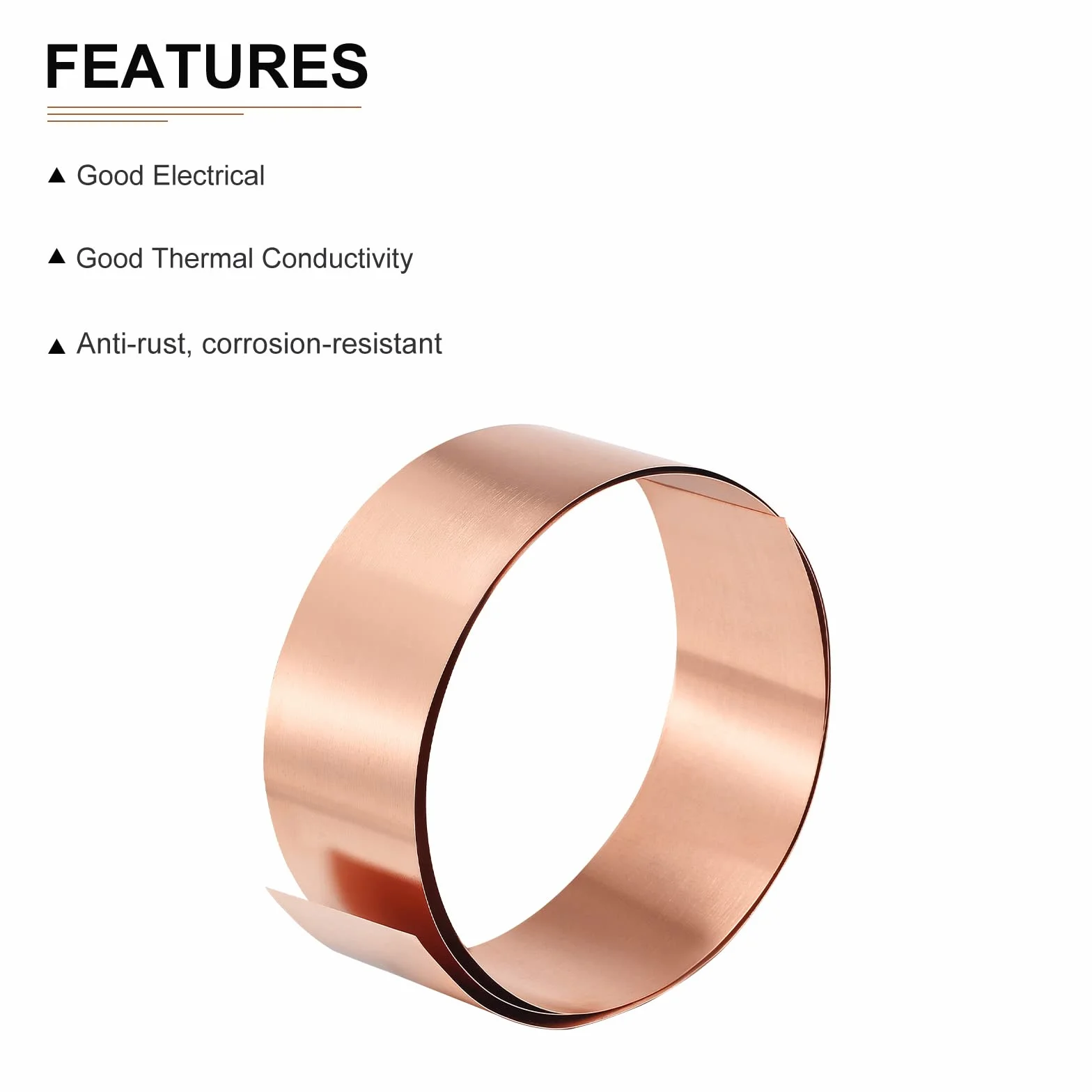 DTGN 1000x50x0.2mm(LxWxT) Puro Rame Fogli - 1pz - Buono per Fabbricazione Macchinari Parti - Metallo Rame Lastre