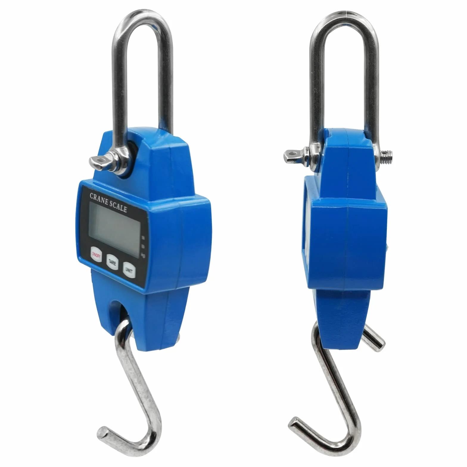 Bilancia Professionale 300kg Mini Scala Appendere Portatile con Gancio Gru Elettronica Resistente
