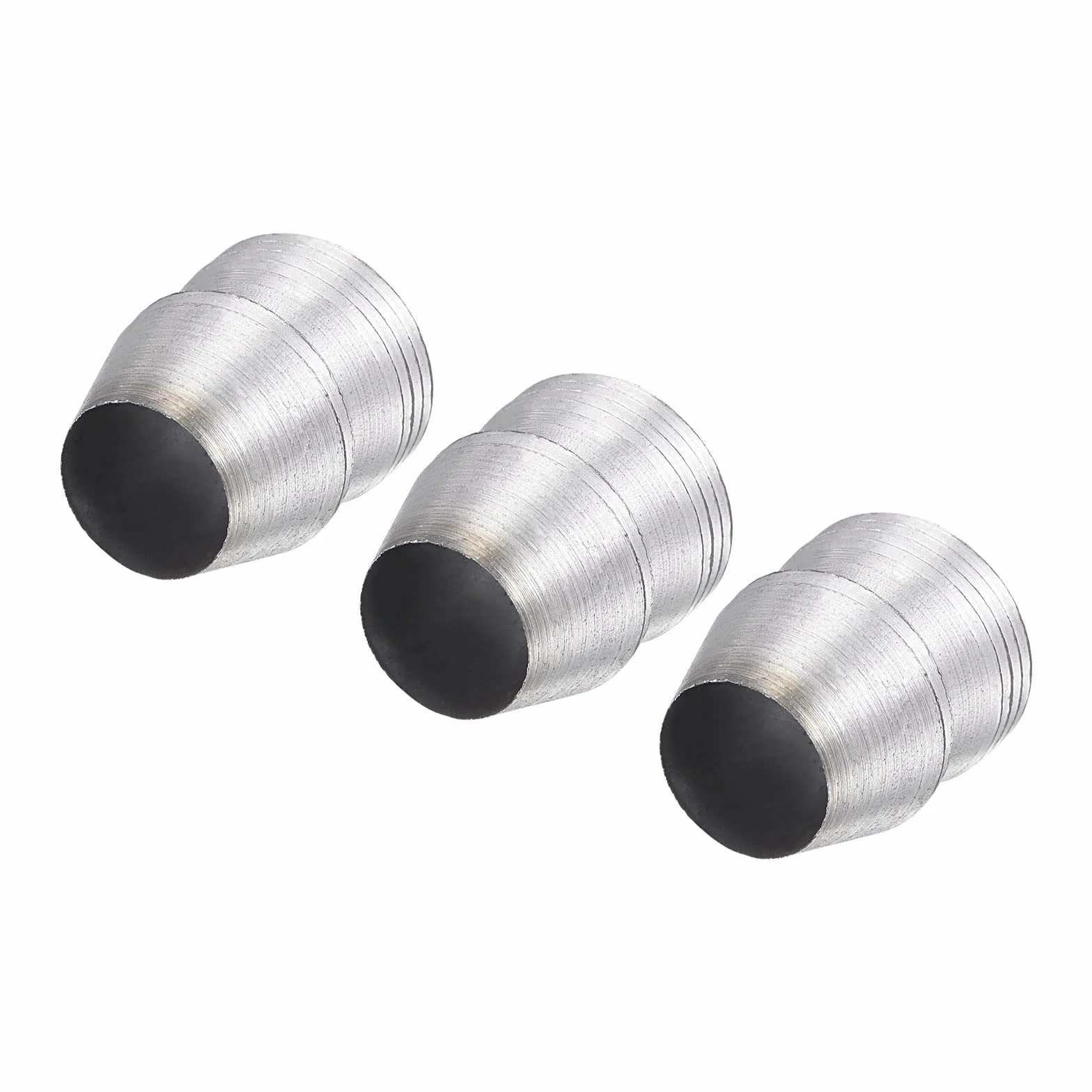 Sourcing map Cunei rotondi in acciaio per ascia 3 pezzi 18 mm