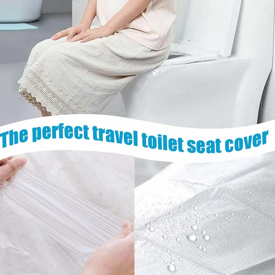 Copri Water USA e Getta 50 PZ Copertura Igienica Monouso per WC Viaggio per Bambini Donne Incinta Campeggio