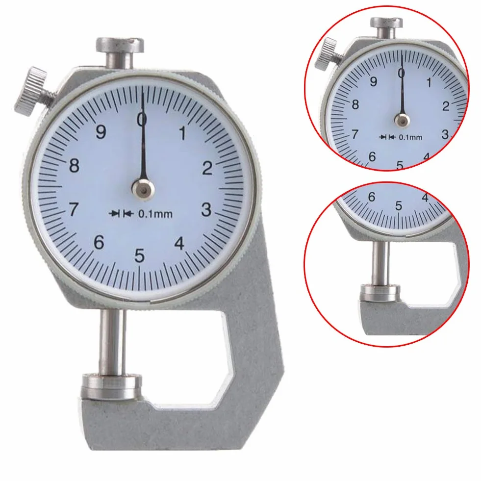 Calibro di spessore 0,01mm di precisione per carta, pelle, lamiere metalliche