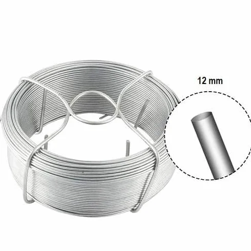 CABLEPELADO Filo Di Ferro Galvanizzato, Rotolo Acciaio Plastificato, Diametro 1,2 mm, Lunghezza 20 Metri