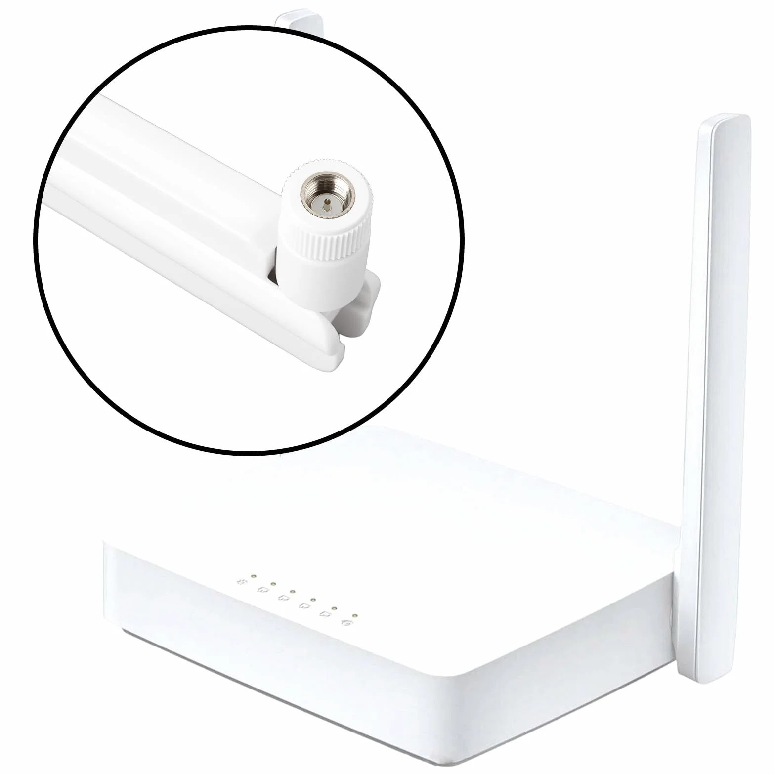 SG Store Antenna Omnidirezionale SMA Ad Alto Guadagno 5G 18dBi Full-Band 600-6000MHz per Apparecchiature di Rete GSM/GPRS/5G/NB-loT Full Band Bianca