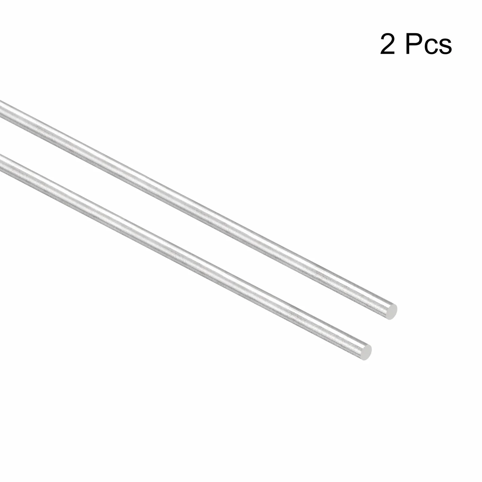 Aste rotonde in acciaio inox 304, 3,5 mm x 350 mm, confezione da 2