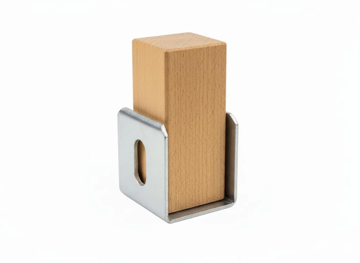 Acciaio Zincato Staffa a U 40x40x3mm Profilo Fai da Te