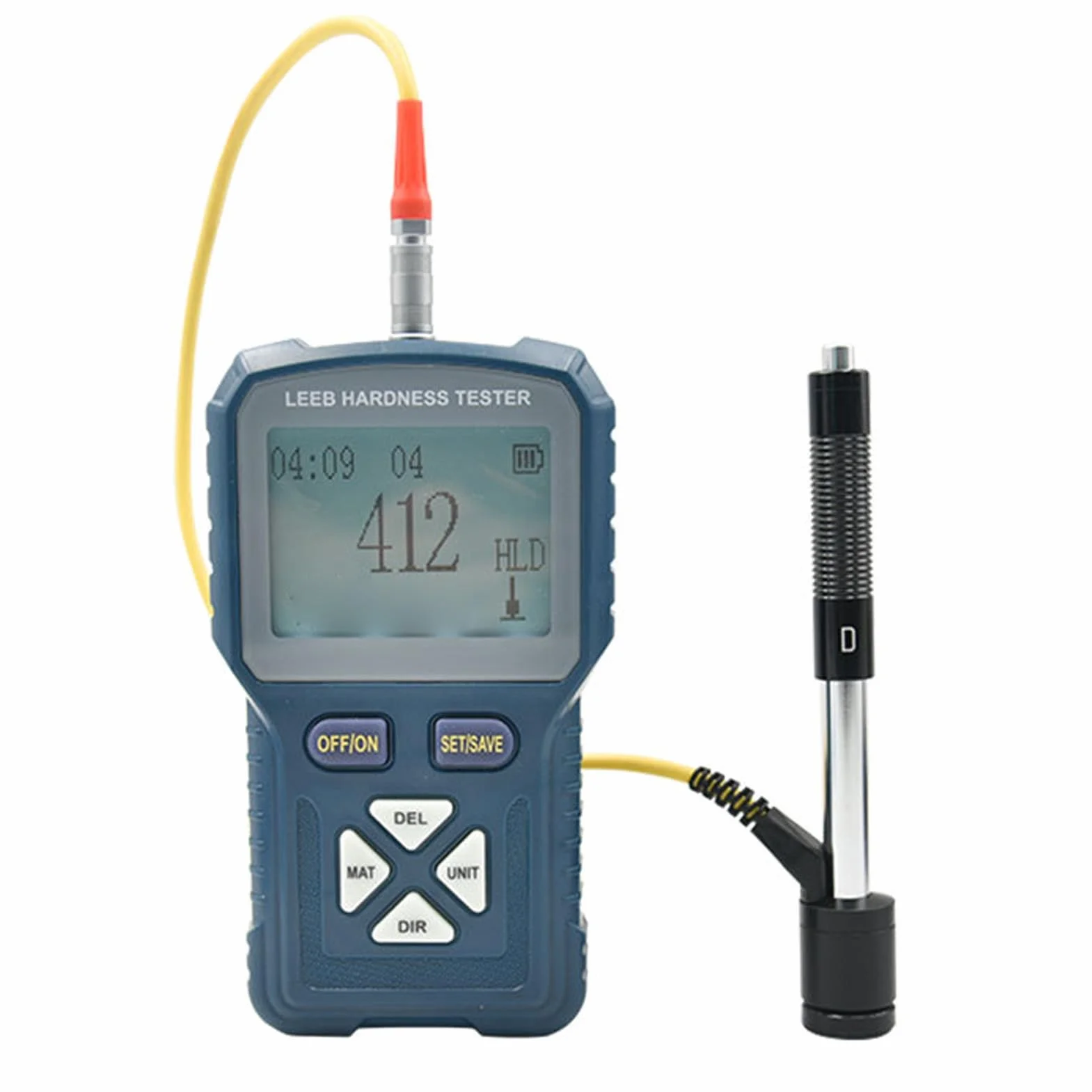 Durometro Digitale HLD HRC HRB Portatile LCD per Misuratore di Durezza Metalli