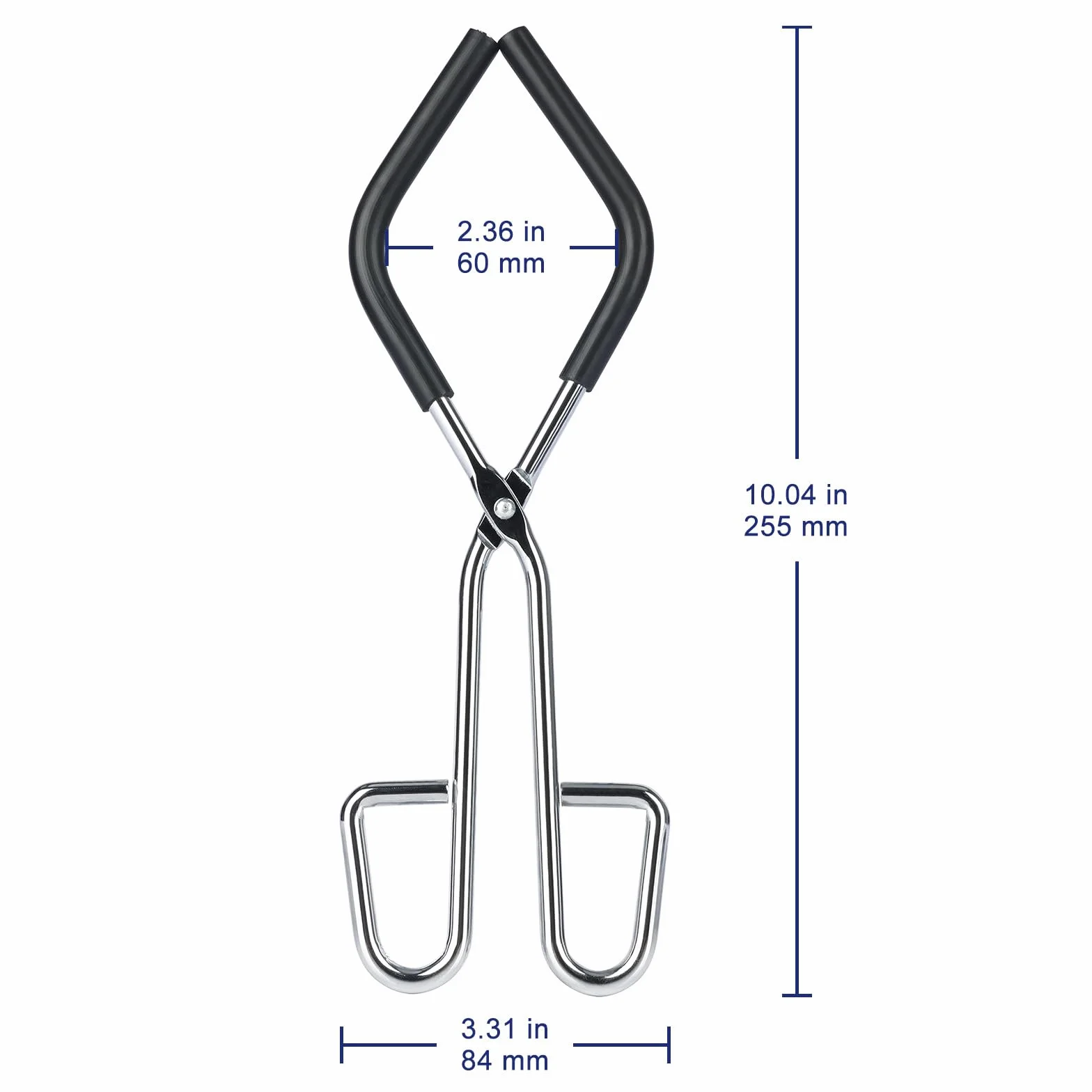 Labasics Pinza per Becher in Acciaio Inossidabile, Supporto Resistente alle Alte Temperature con Design Aperto, Morsetto Durevole e Resistente al Calore per Becher Caldi, 25.5 cm