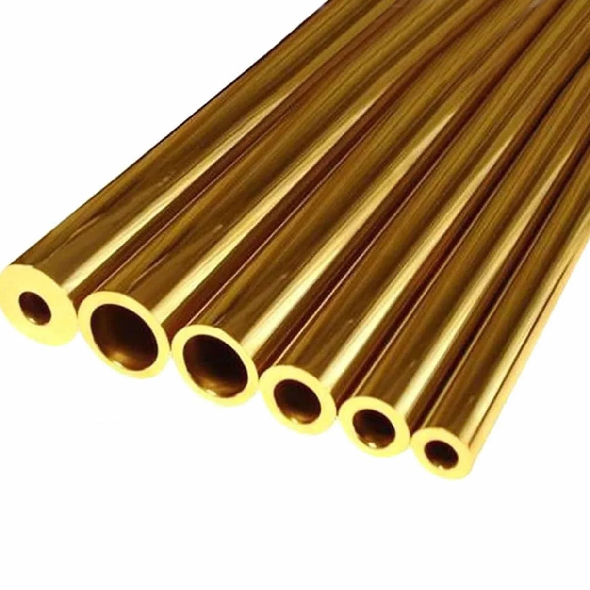 Tubo Tondo in Ottone H62 50cm 13mm Diametro Esterno Spessore Parete 0,5/1/1,5/2mm Senza Saldatura