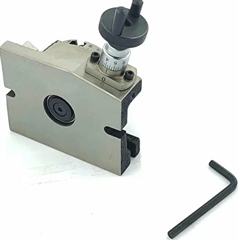 Tavolo rotante da 7,6 cm – 80 mm orizzontale e verticale modello di precisione, rotante, fresatrice, indicizzatrice (U).