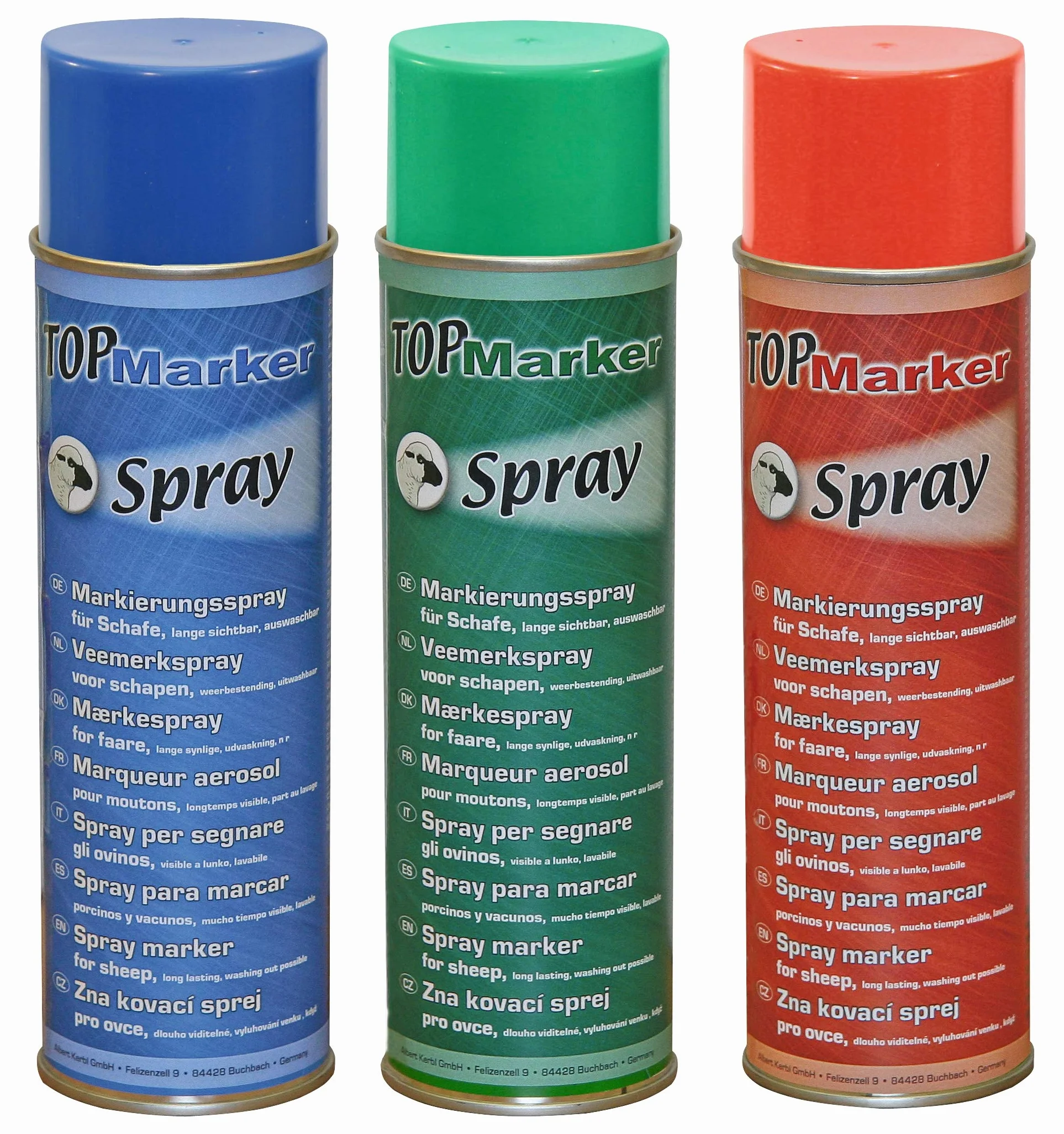 Kerbl Spray do znakowania owiec, zielony, 500 ml