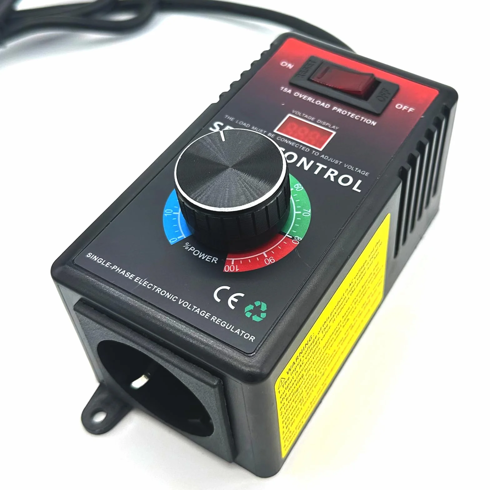 Regolatore di Tensione,220V Regolatore di Tensione Temperatura Motore Fan Speed Controller Regolatore di Velocità del Motore Dimmer 10A Per Mediante Smerigliatrice Angolare