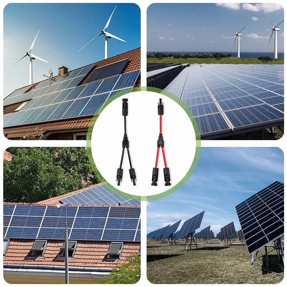 Connettori a Y Pannello Solare 6 mm² IP67 Impermeabile 1 Paio URAQT