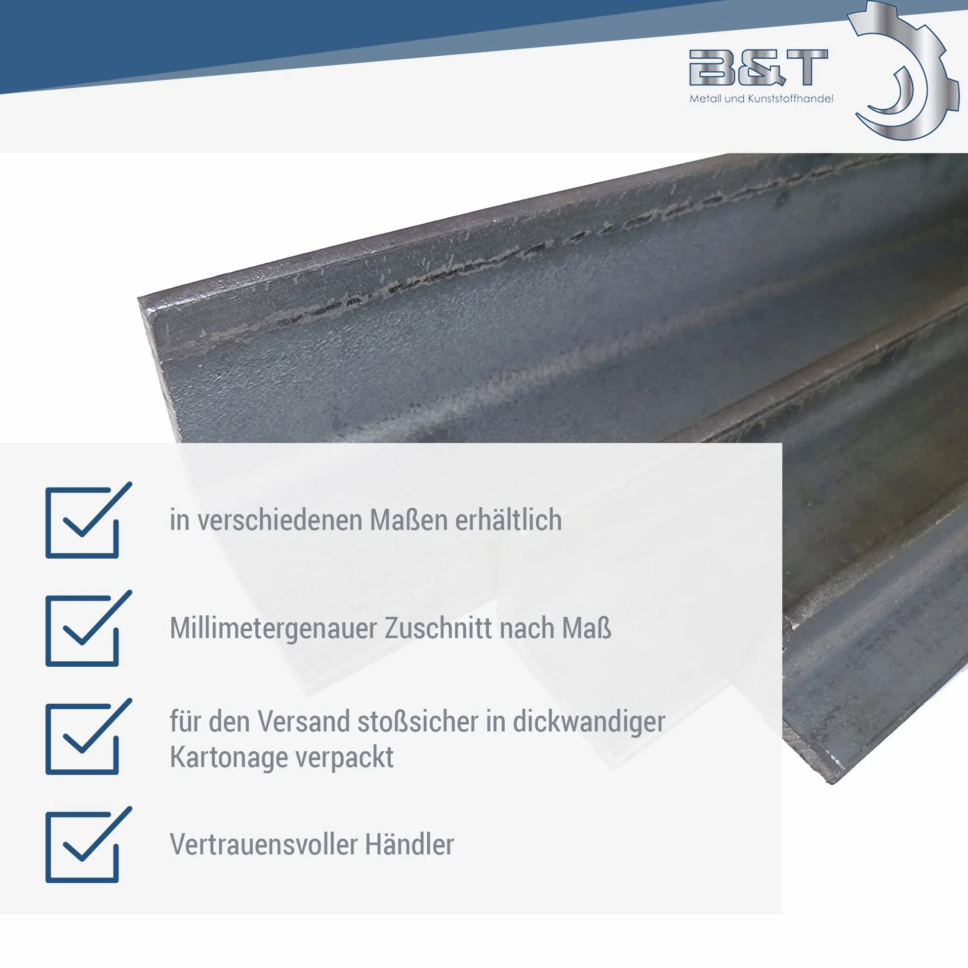 Kątownik stalowy B&T Metall 25x25x3 mm 2000 mm S235