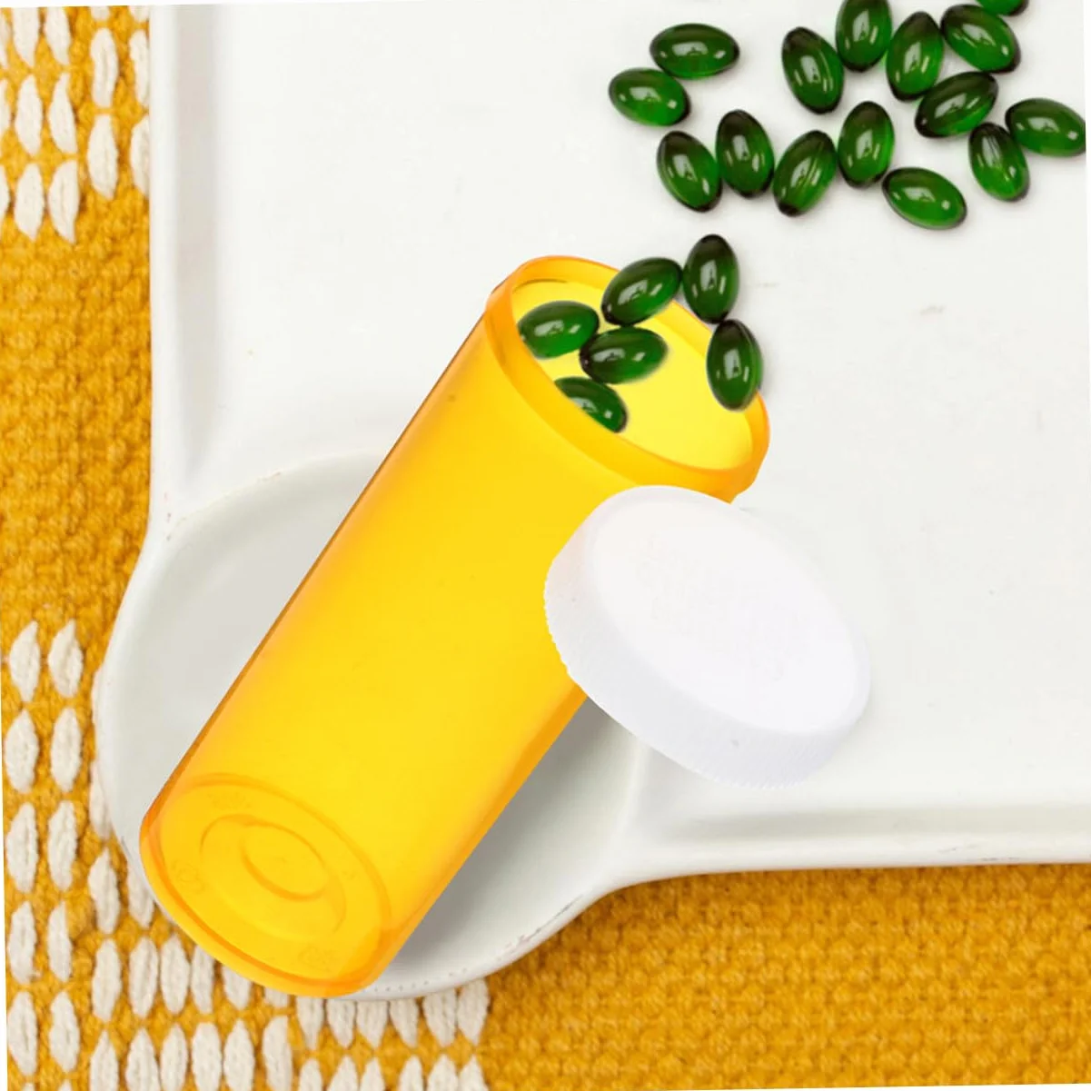 Organizer per Pillole da Viaggio 10 Pezzi, Contenitore Medicine Plastico Sigillo