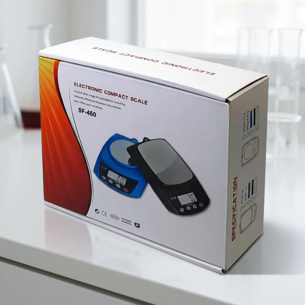 Eosphorus Bilancia Scientifica da Laboratorio 600g/0,01g, Bilancia Elettronica Portatile per Scuole e Chimica, Misurazione Precisa in Grammi e Carati, Doppia Alimentazione USB/AC