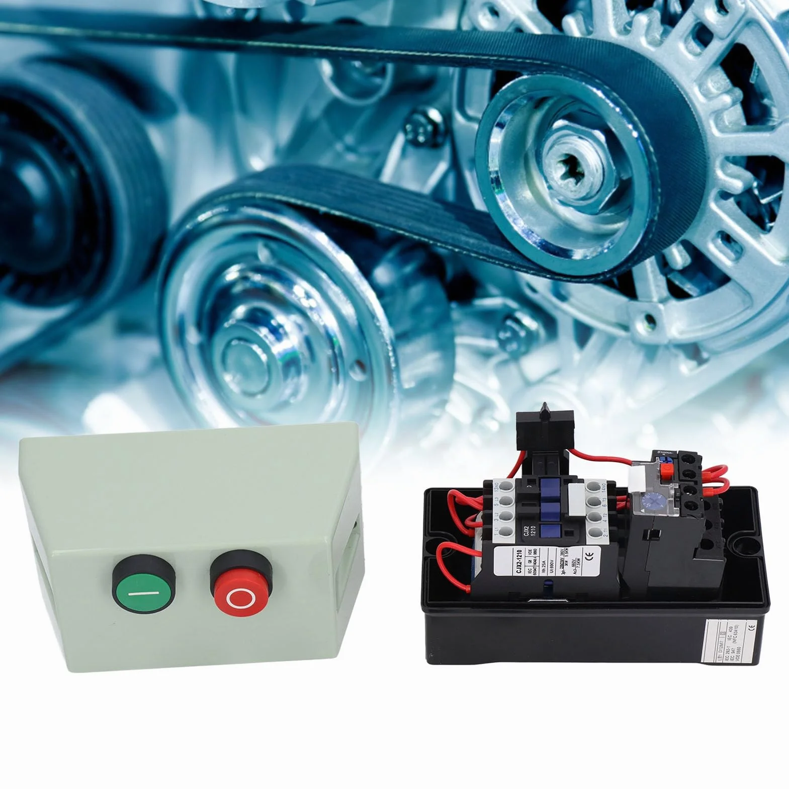 Avviatore Motore Magnetico LE1D12M7 3 phase dol starter Avviatore Motore Elettrico Magnetico IP55 Quadro Elettrico di Controllo Impermeabile Ignifugo Per Motori Controladores de motor