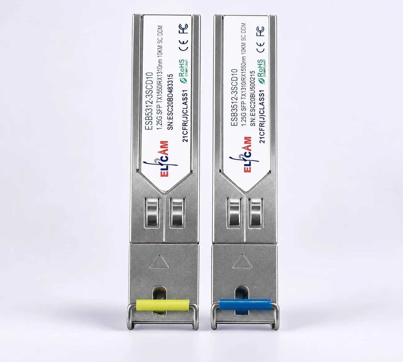Modulo BIDI SFP 1,25G SC Monomodale 10KM DDM Compatibile Cisco Ubiquiti Huawei D-Link Mikrotik