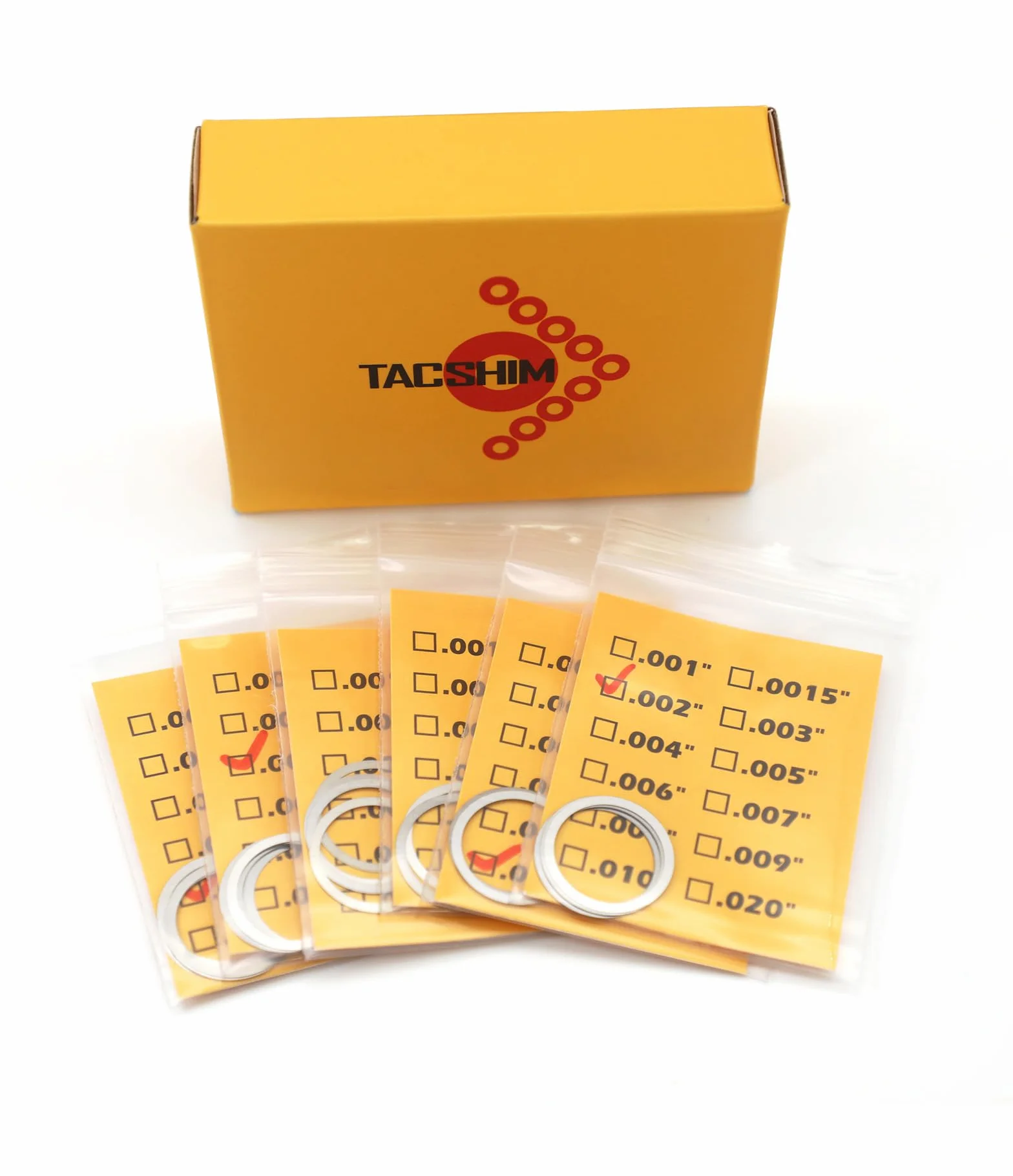 Kit spessori cilindrici 5/8 x 24 per fasatura e allineamento dei freni, 308/7,62 mm, calibro 300BLK .30 (confezione da 20)