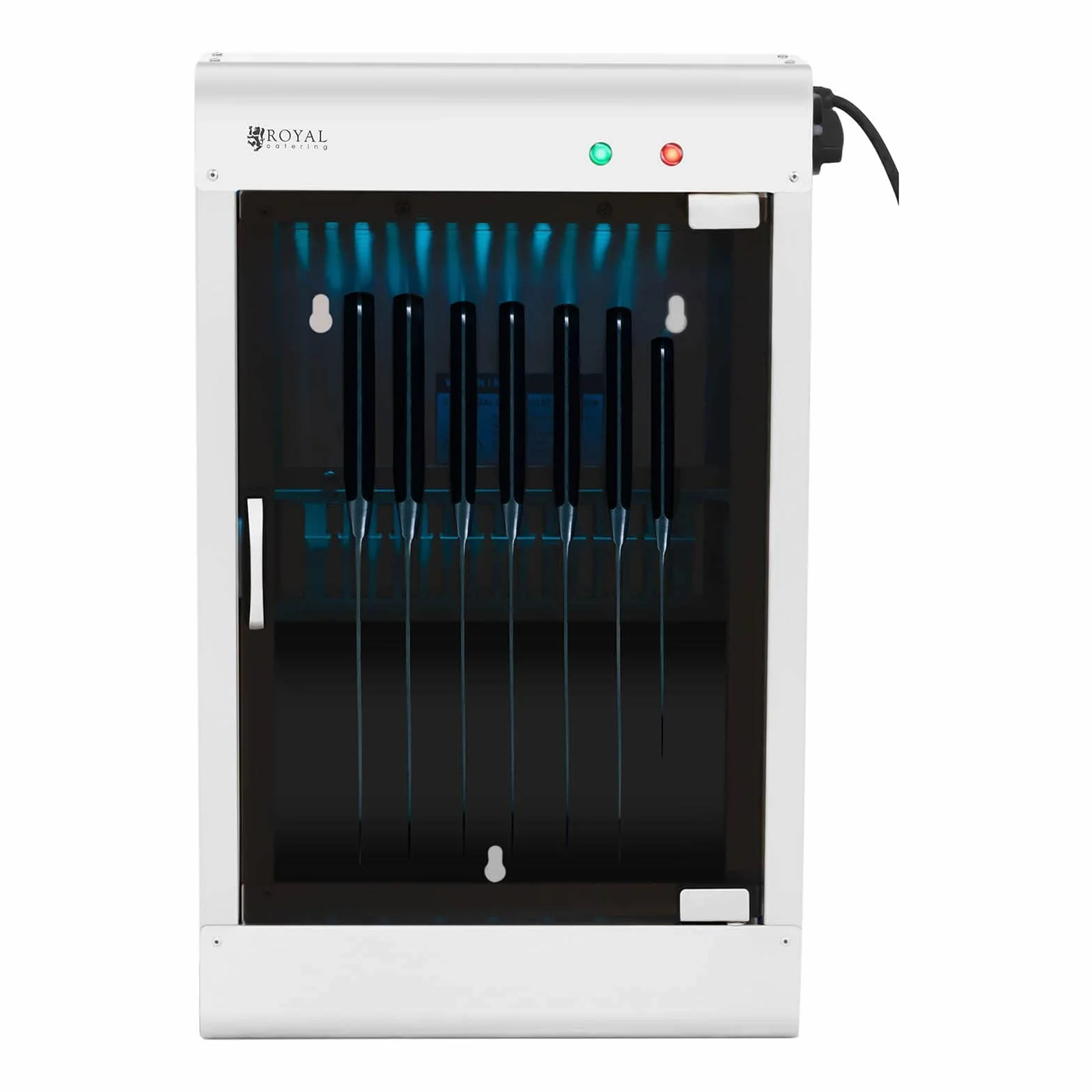 Royal Catering Sterilizzatore Coltelli UV Sterilizzatore Cucina RC-KSSS201 (14 coltelli, Acciaio inox)