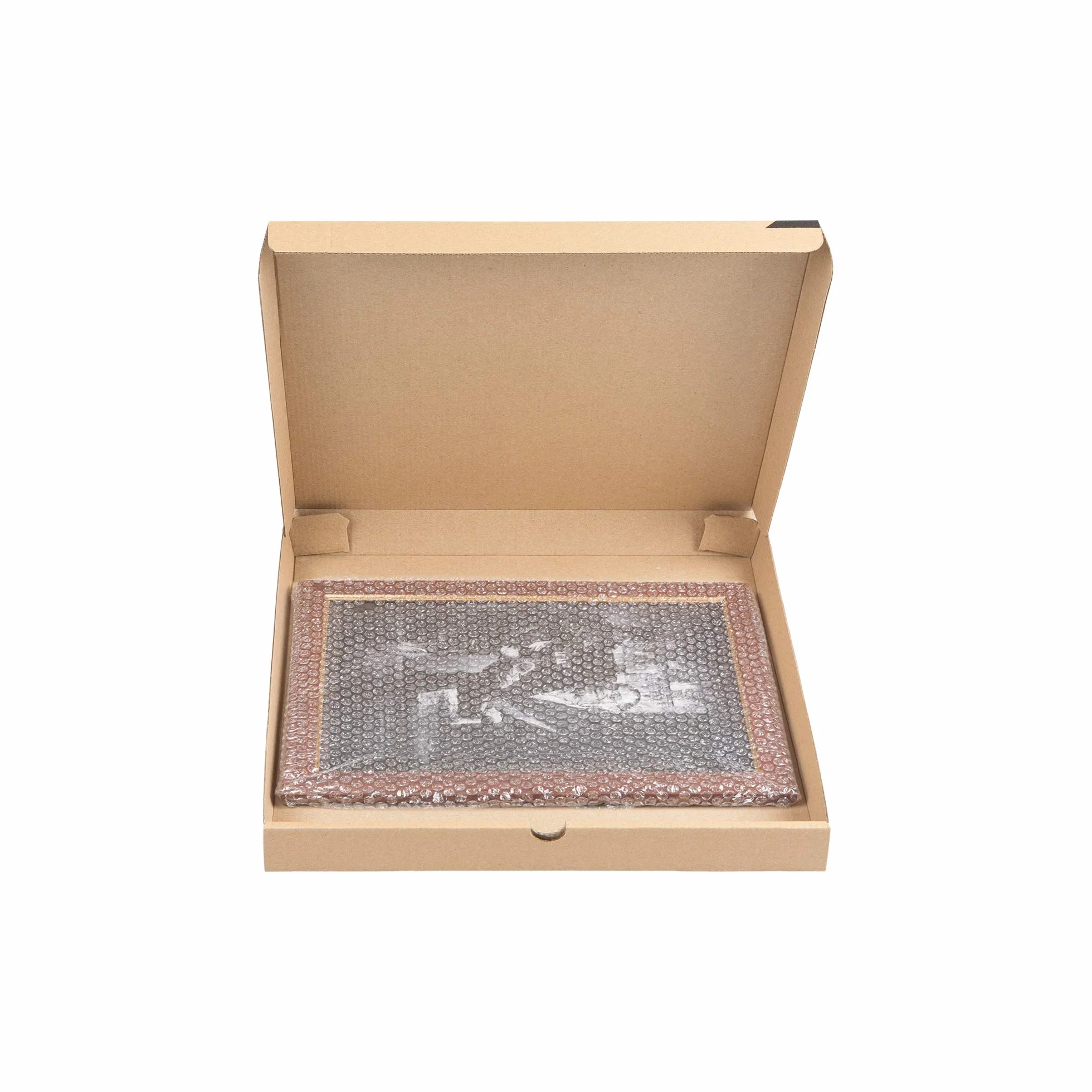 Packer Pro Pack 50 scatole per pizza Kraft 34 x 34 x 3,5 cm