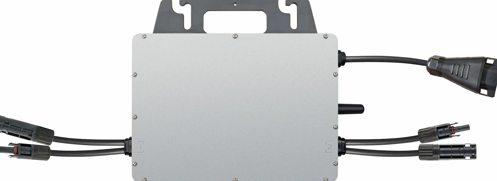 Set di 2 moduli Slim-Line con inverter, impianto solare per balcone, set completo di impianti fotovoltaici