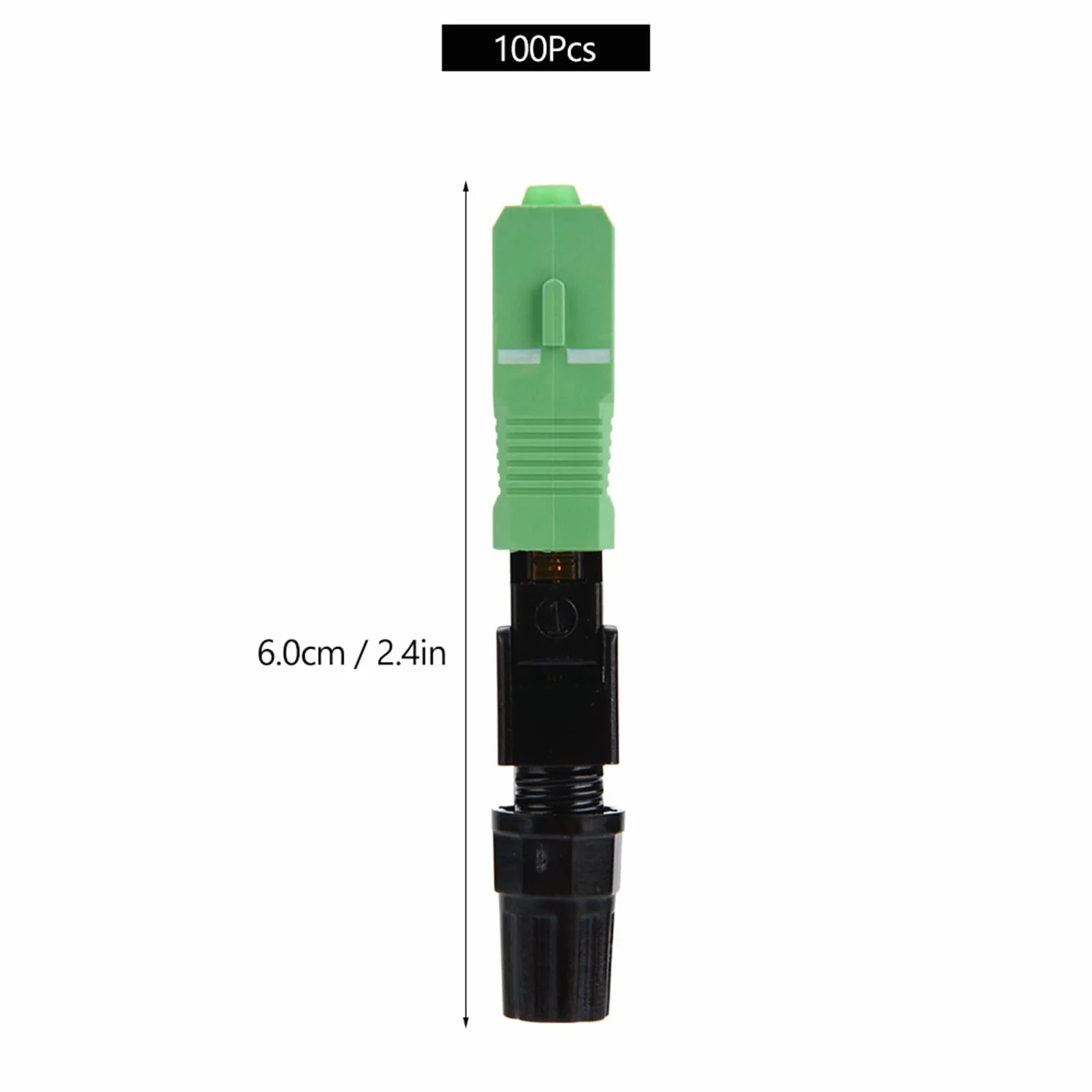 DEWIN Connettore Rapido Fibra Ottica SC/APC Adattatore Collegamento Rapido Pigtail Cavo Ottico FTTH 100 Pezzi