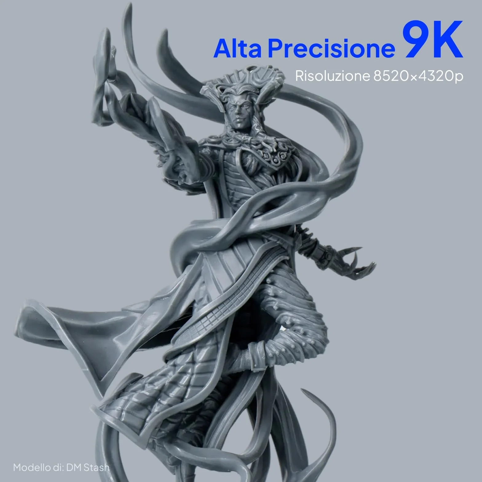 ELEGOO Mars 5 Ultra 9K Stampante 3D Resina,150 mm/h di Stampa ad Alta Velocità, Livellamento Automatico e Rilevamento Intelligenti, Trasferimento WiFi, 153,36 x 77,76 x 165 mm³