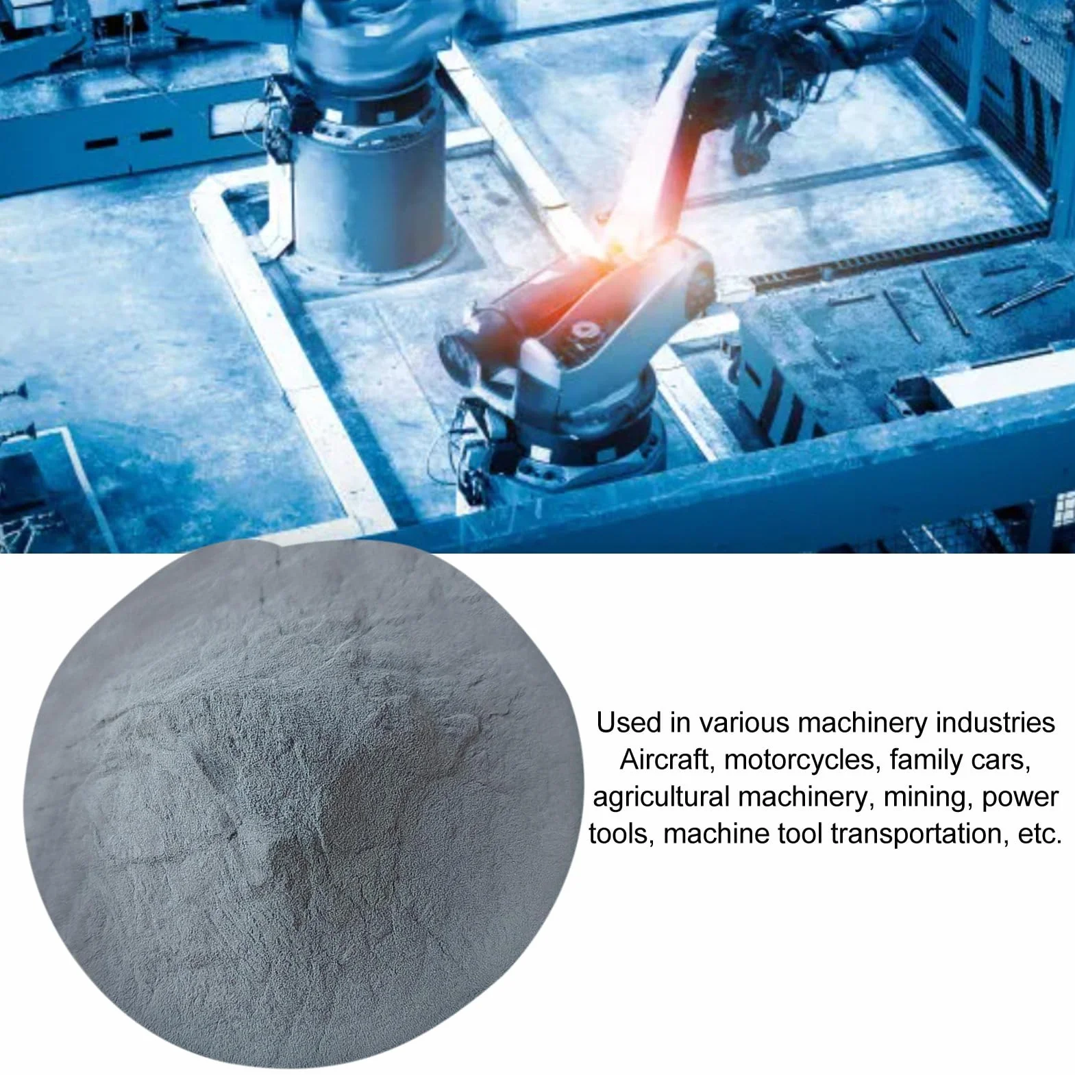 Polvere di Ferro Ridotta 99% 1 Kg Ultra Fine per Aerei Motocicli