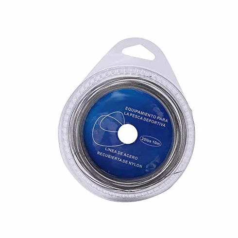 Filo da Pesca in Acciaio Intrecciato 20 lbs 5 Tipi 10m 7 Fili