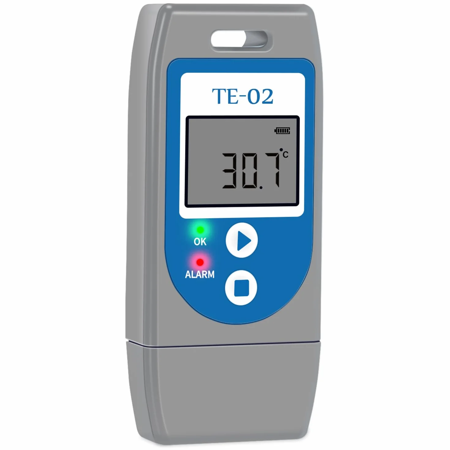 Termometro Digitale TE-02 USB EN12830 Registratore Temperatura Catena Freddo 32000 Punti PDF CSV