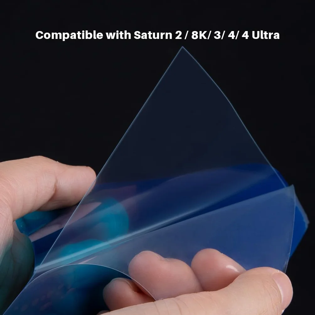 ELEGOO Pellicola di Rilascio PFA per Stampante 3D Saturn 2/Saturn 3/Saturn 4 Ultra 16K, 273 x 176 x 0.127 mm