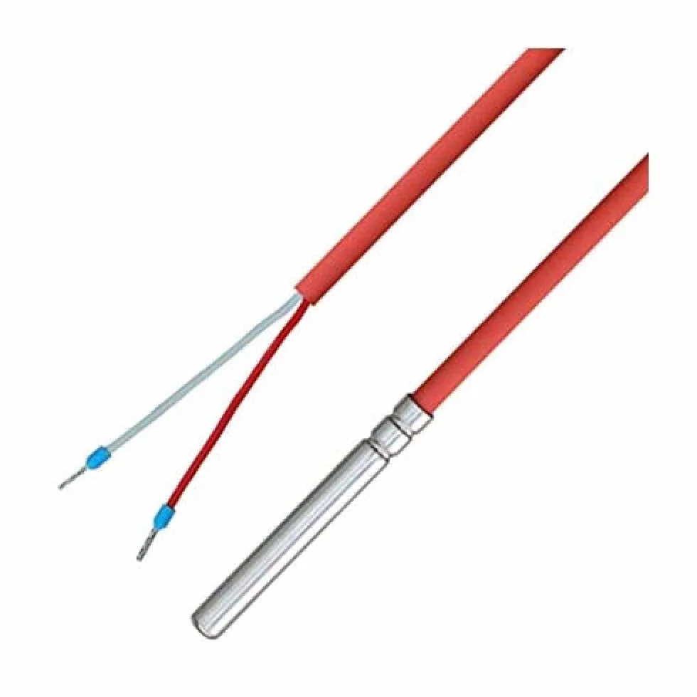 Sonda di temperatura PT1000 con cavo in silicone 200 °C 1 metro