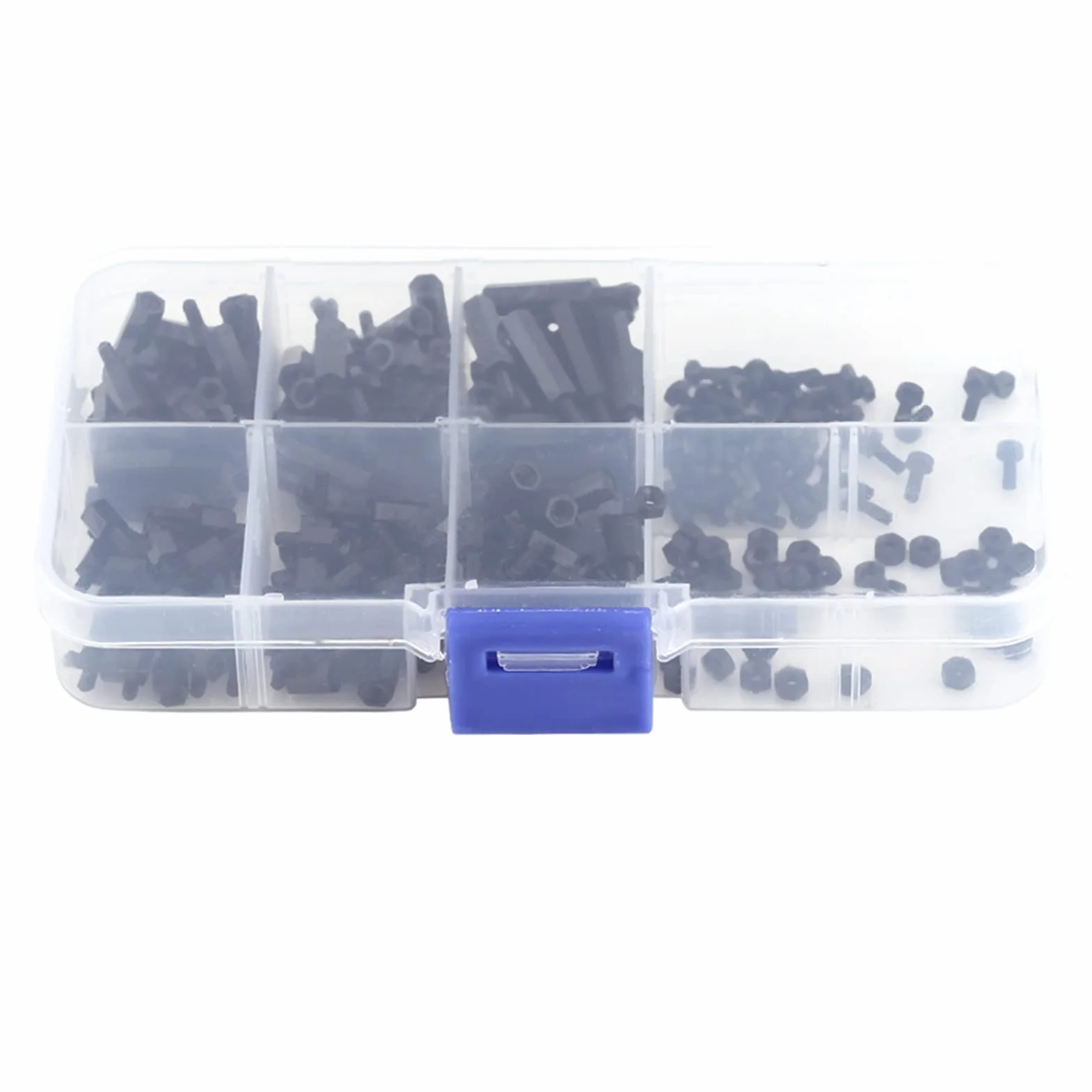 Kit di Nylon Colonna Esagonale di Stallo Spaziatore 250pcs M2 M3 Maschio-femmina con Dadi di Viti, Montando tra Circuiti PCB e Schede di Macchina, Ideale per la Creazione di Termici (M2 MODELLO