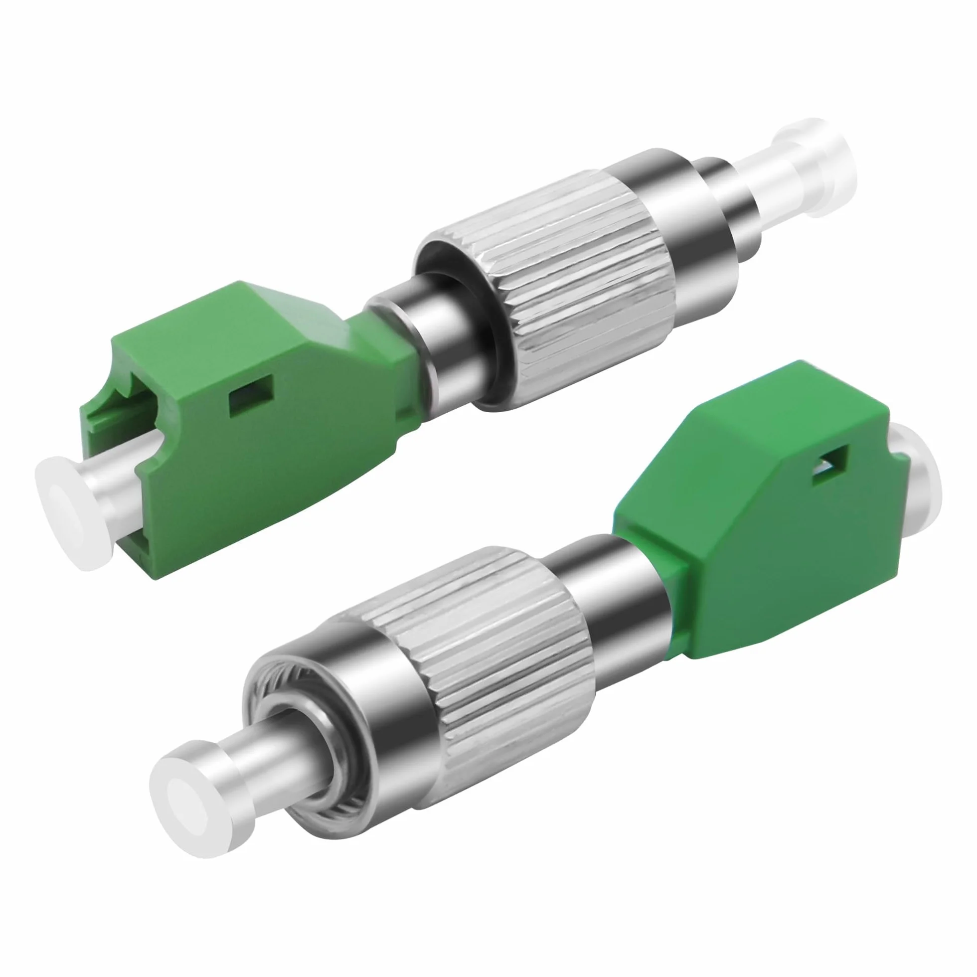XMSJSIY Adattatore LC a FC in fibra ottica FC/UPC da uomo a LC/APC Femminile Simplix Hybrid Convertitore adattatore ottico per rete Internet, 2 pezzi