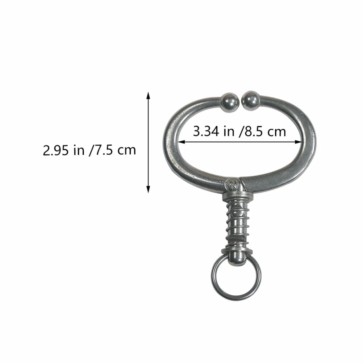 Anello Nasale in Acciaio Inox per Bovini Pinza a Becchi Spessi