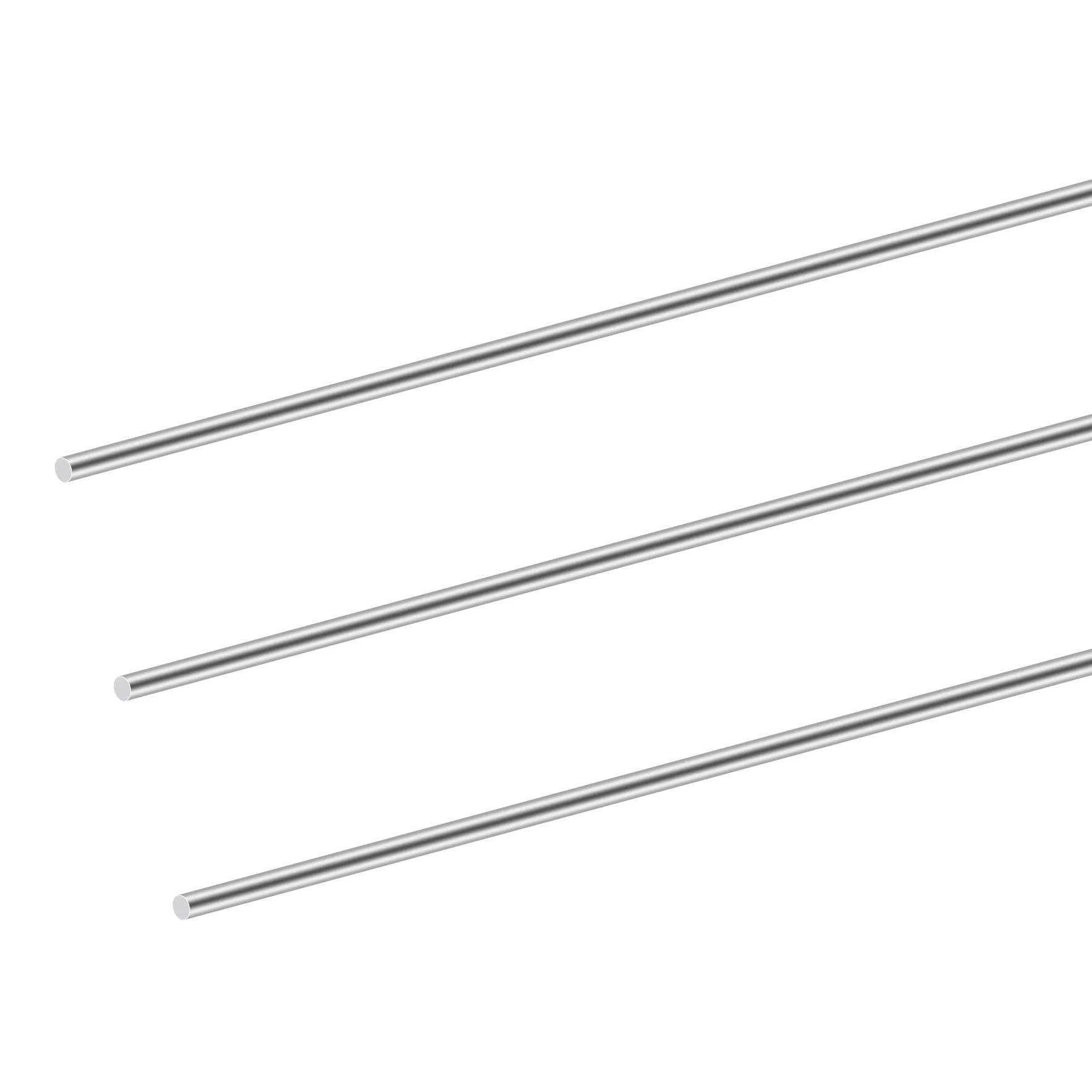 Asta rotonda in acciaio inox 304 1,5 mm x 250 mm per modellini RC 3 pezzi