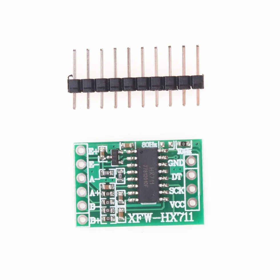ANGEEK Modulo Sensore di Peso HX711 24 Bit, Scheda Elettronica di Valutazione Pressione, 5 Pezzi
