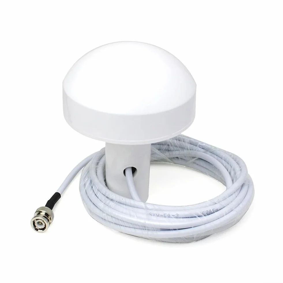 Antenna esterna GPS per barca con cavo da 510 m, connettori maschio BNC/TNC compatibile con la maggior parte dei dispositivi di navigazione marina (5 m)