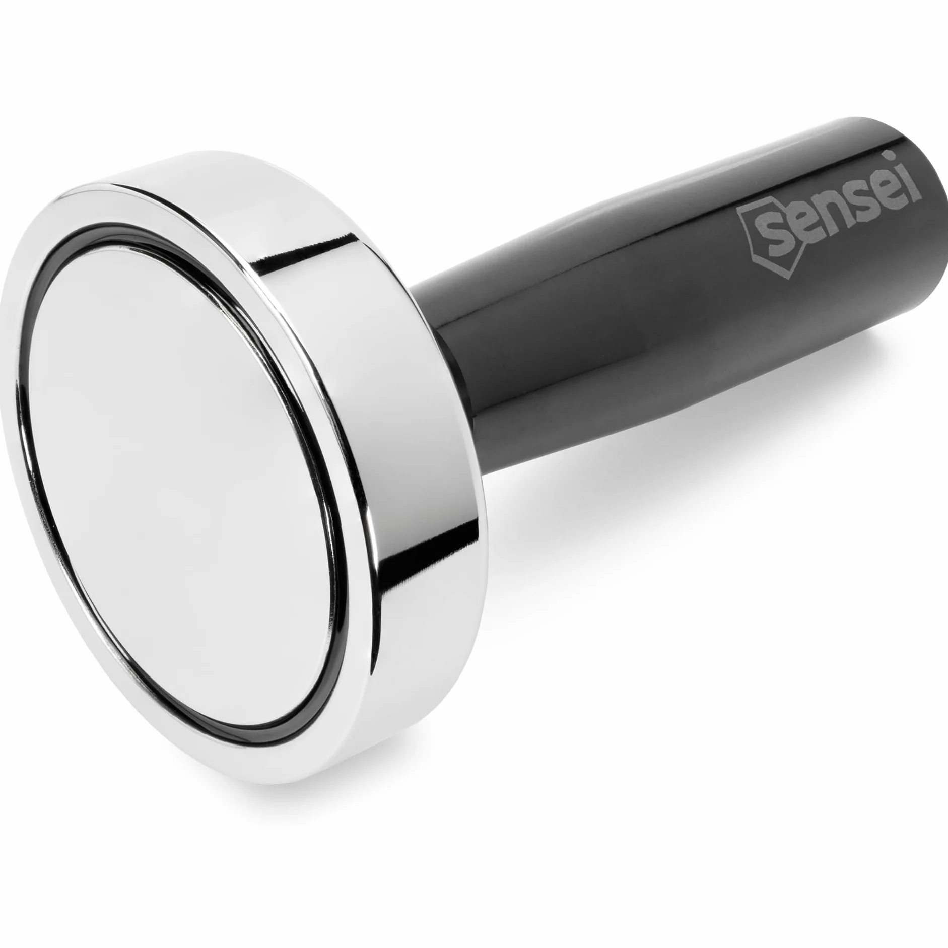 SENSEI® Magnete al Neodimio Potente con Manico – Ø 60 mm, Forza di Attrazione 150 kg, Calamita Filettata M8 per Officina e Industria
