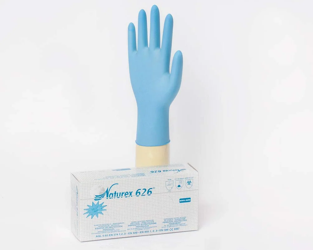 Naturex 626 Nitryl Rękawice Rozmiar L 100 Sztuk 500 Gr