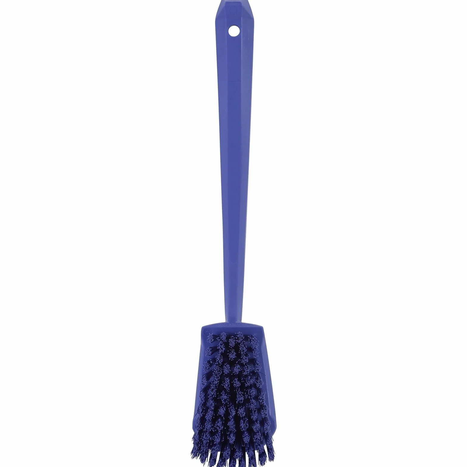 Vikan Hygiene 4186-8 Washing brush,long handle, purple, stiff, 415 mm /10