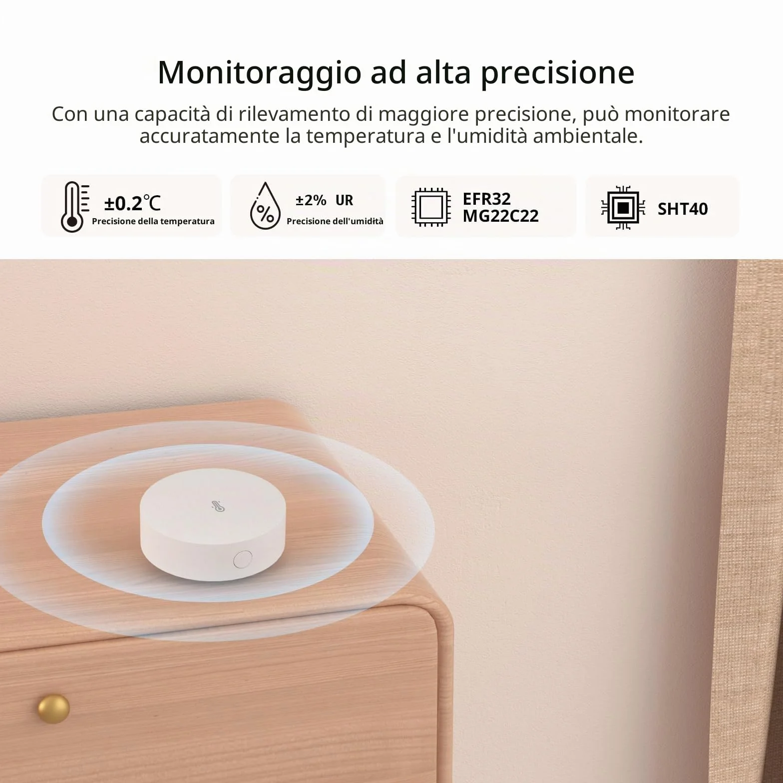 SONOFF SNZB-02P Sensore intelligente di temperatura e umidità ZigBee 3.0