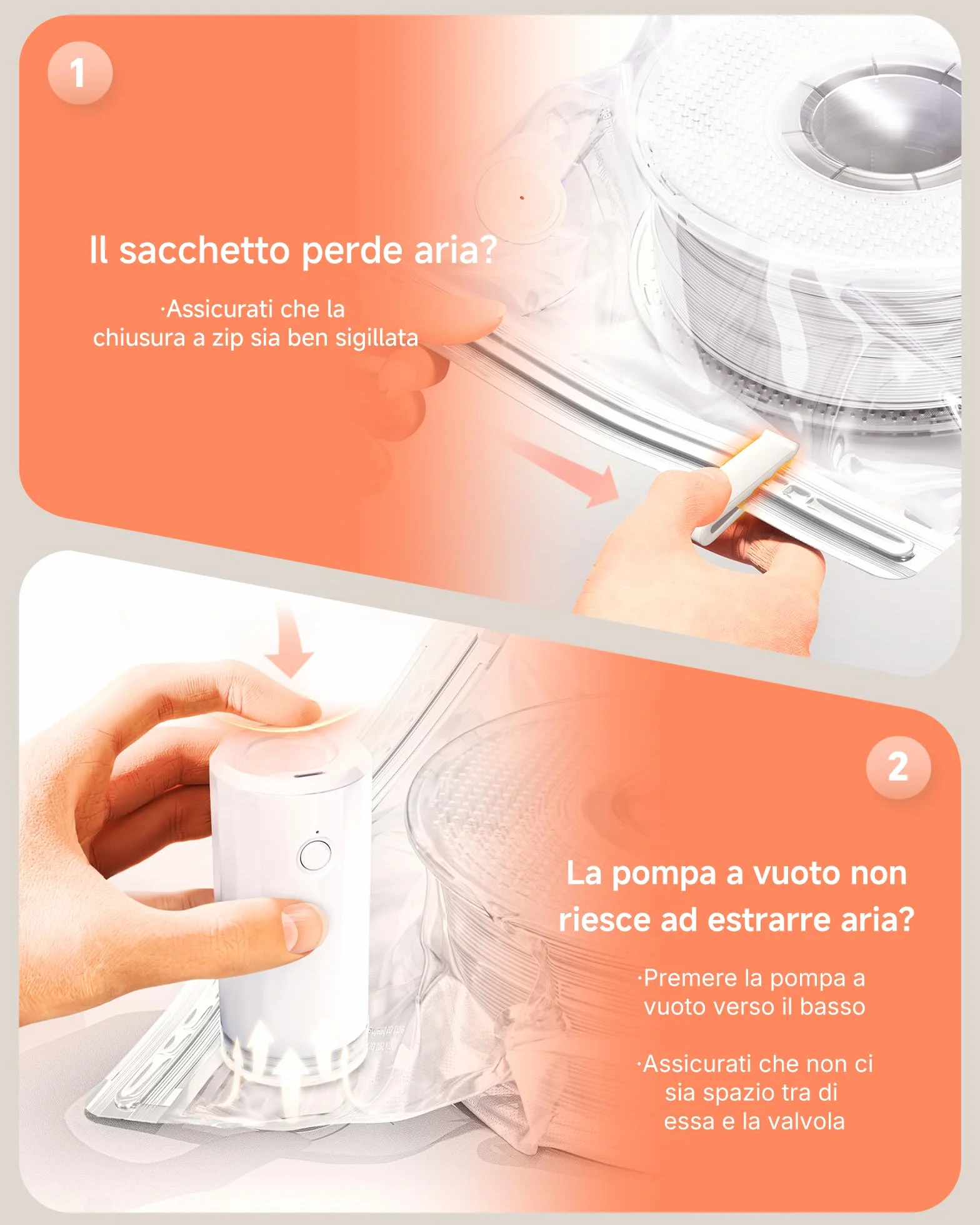 YOOPAI Kit sacchetti sottovuoto per filamento per stampante 3D con pompa automatica, 20 sacchetti extra grandi (38 x 33 cm), compatibili con filamento Bambu Lab 1,75 mm