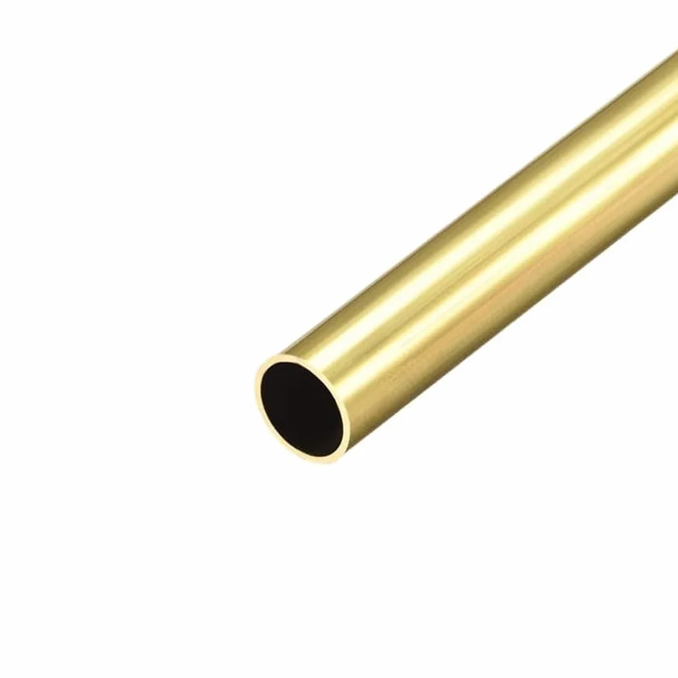 Tubo in Ottone H62 Meccanico 500 mm Spessore 0,5 mm Diametro 14-25 mm