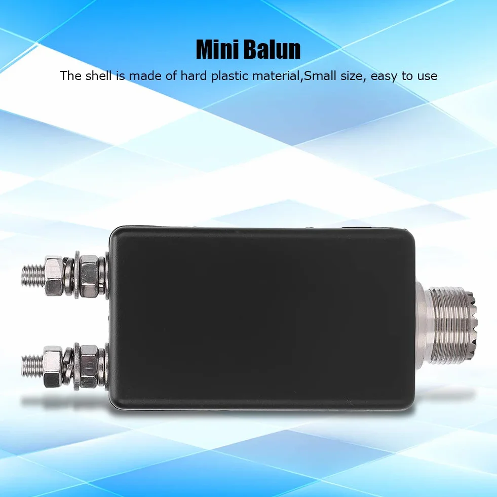 Convertitore Mini Balun 1: 1 Antenna a Onde Corte HF Adatta per L'impostazione Esterna Stazione QRP, Componenti Elettronici
