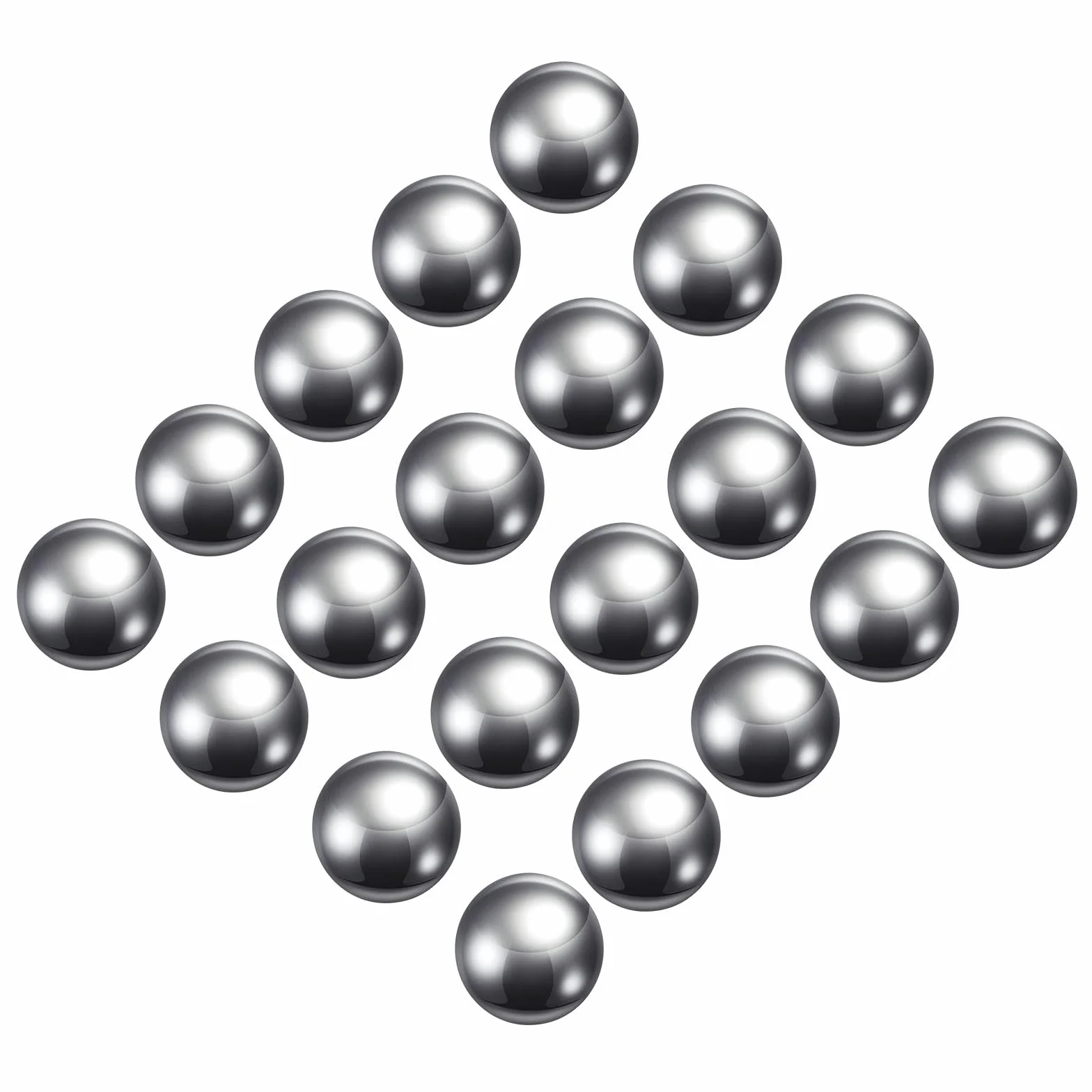 METALLIXITY Precision Balls G10 10mm 20pcs Sfere Cuscinetto Acciaio Cromato