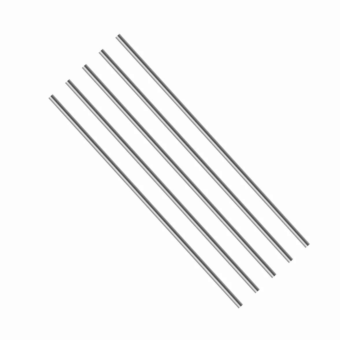Aste Rotonde in Acciaio Inox 304 6 mm x 250 mm per Albero Tornio Barra Rotonda Solida